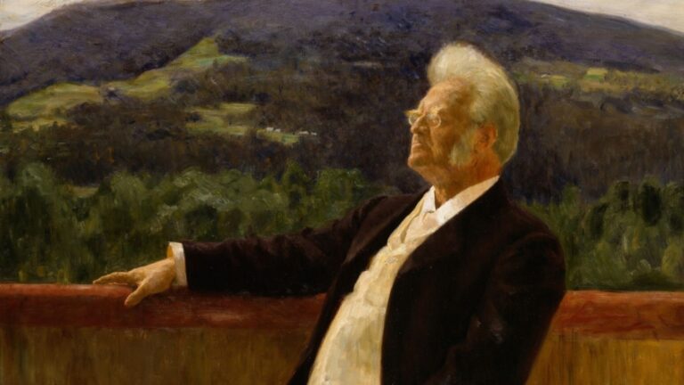 Bjørnstjerne Bjørnson par Erik Werenskiold. Domaine public.