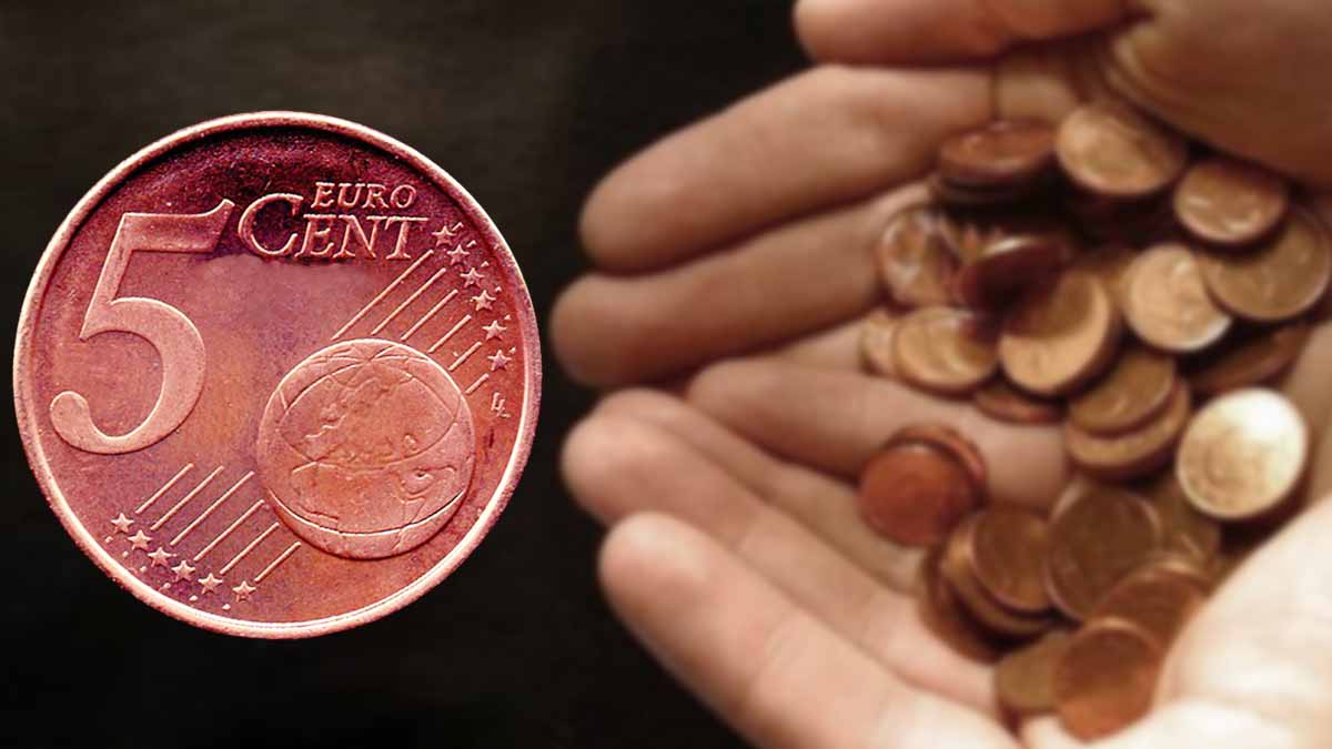 pièce de 5 centimes de 1999