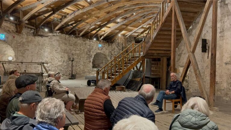 À l'intérieur de la tour ronde de Munkholmen. Photo: David Nikel.