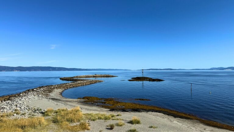 Plage à Munkholmen. Photo: David Nikel.