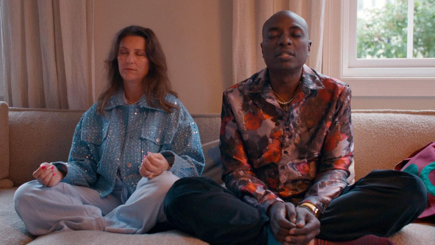 A still of Princess Märtha Louise and Durek Verrett from the new