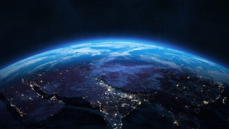 La Terre vue de l'Espace.