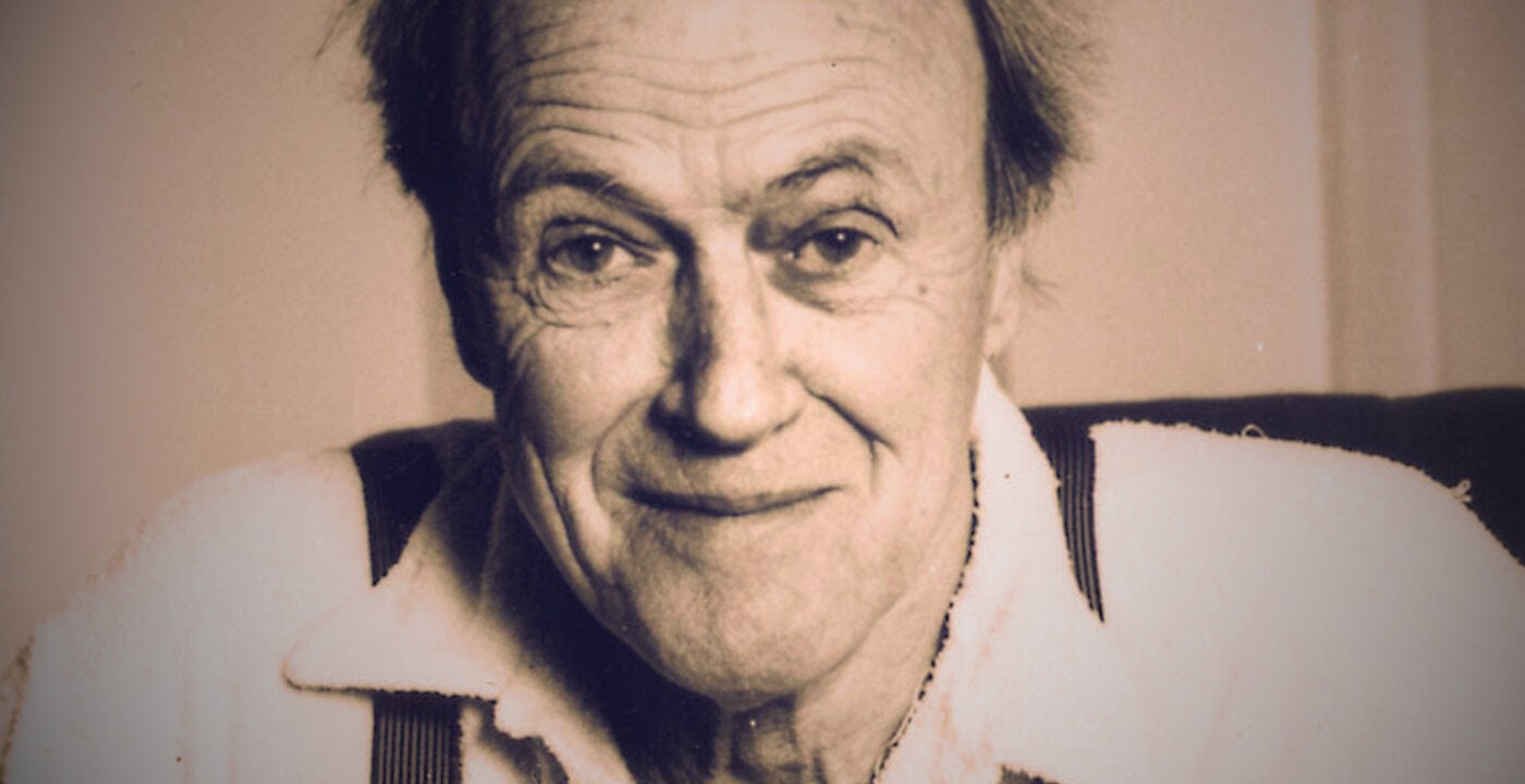 Portrait of Roald Dahl. Photo: Penguin Books.