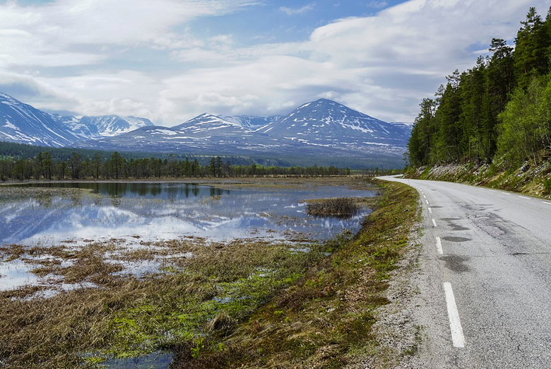 Parc national de Rondane. Photo : Helge Stikbakke / Statens vegvesen.