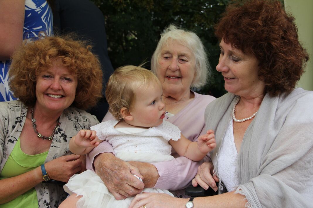 Tina, Ruby, Aileen et Rosie