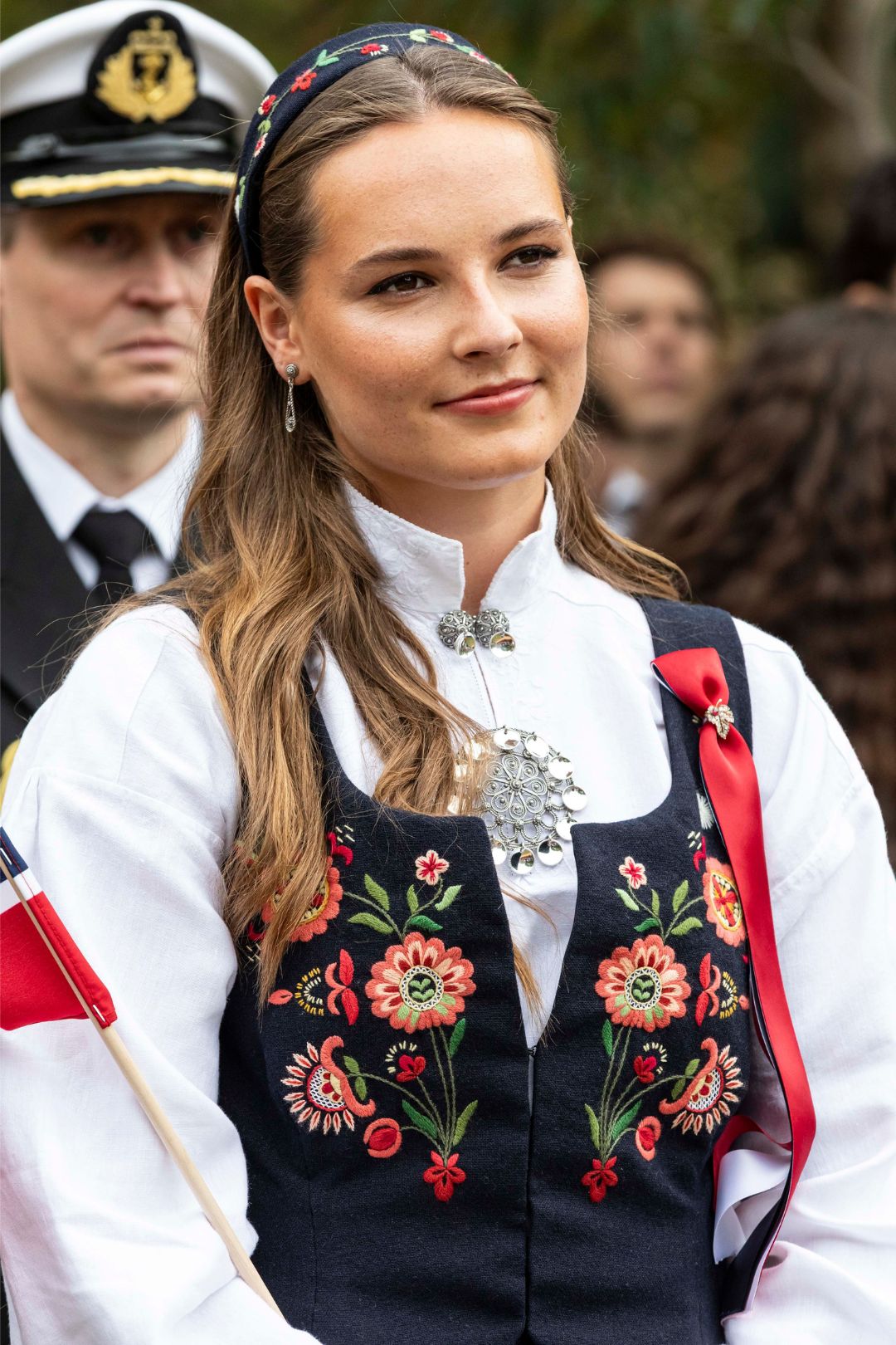 Son Altesse Royale la Princesse Ingrid Alexandra a célébré le 17 mai à Sydney, en Australie, où elle a assisté à un événement organisé par la Chambre de commerce norvégienne-australienne, l'Église des marins et l'ANSA. La gouverneure de la Nouvelle-Galles du Sud, Son Excellence Margaret Beazley, accompagnait la princesse. Photo : Gary Friedland / La Cour royale.