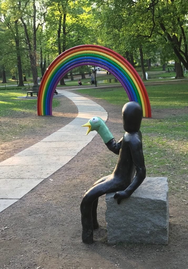 Parc de sculptures Princesse Ingrid Alexandra à Oslo, Norvège. Photo : David Nikel.