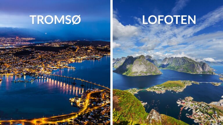 Images de voyage emblématiques de Tromsø et des Lofoten, dans le nord de la Norvège.