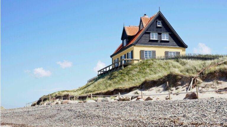 Maison de plage à Skagen, Danemark.